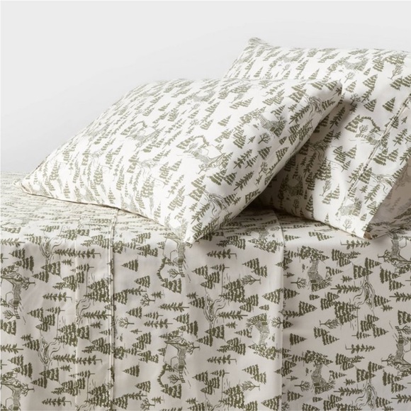 THRESHOLD NEW 400tc performance holiday sheet set -twin - Picture 1 of 8